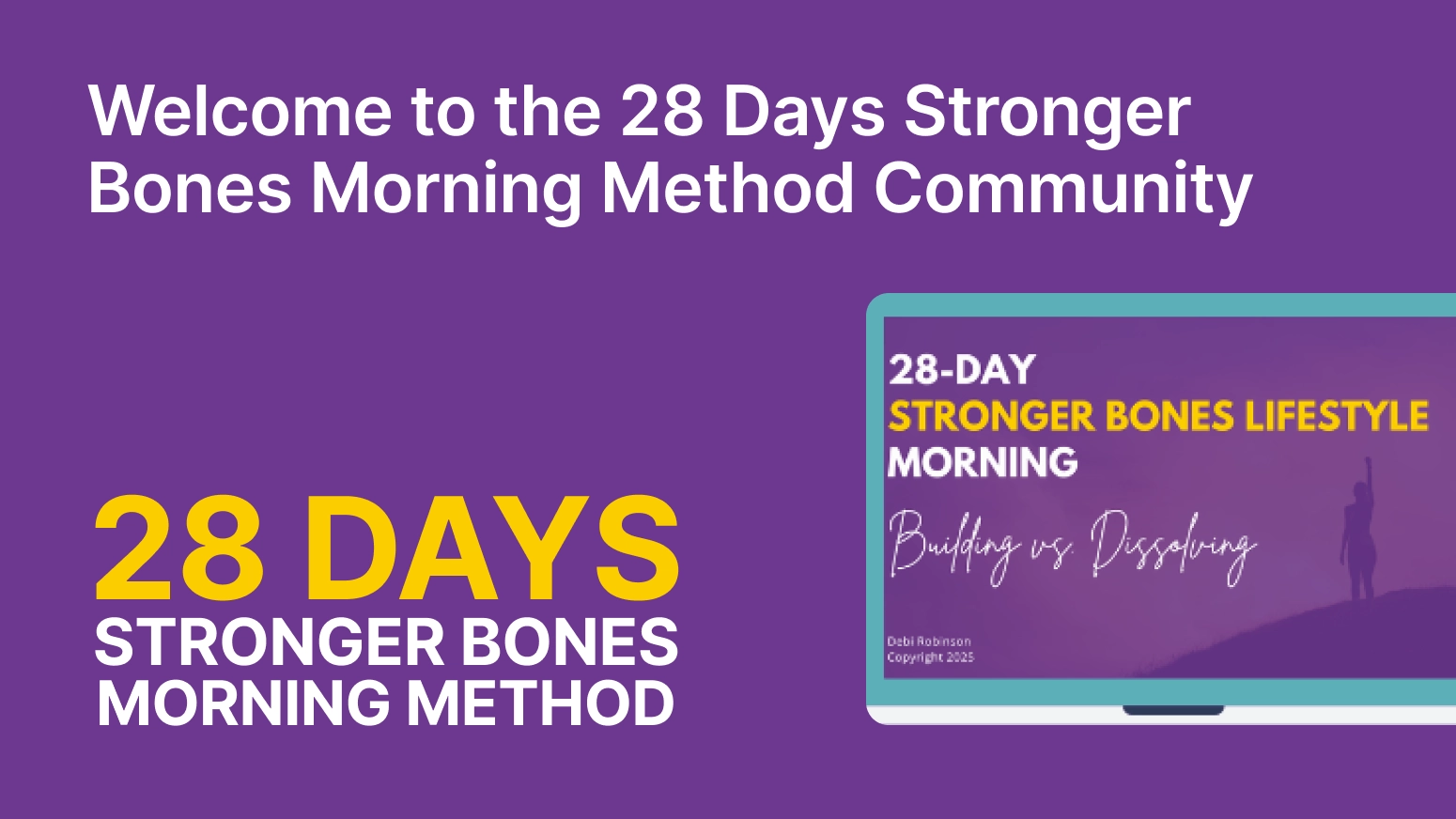 28-Day Stronger Bones Morning Method | Discover