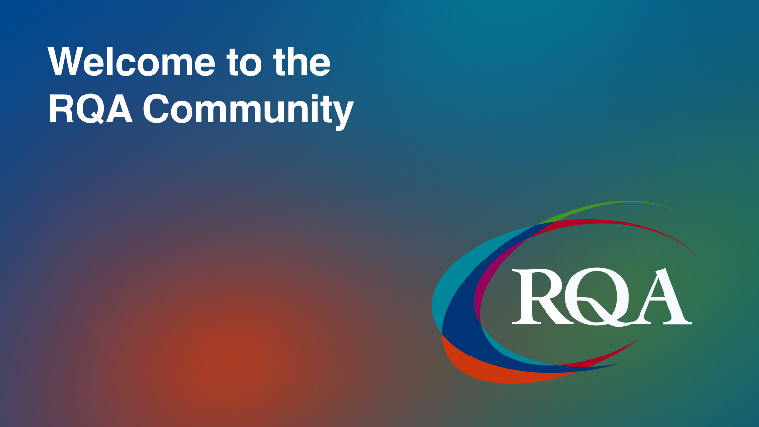 RQA Community Hub | Discover